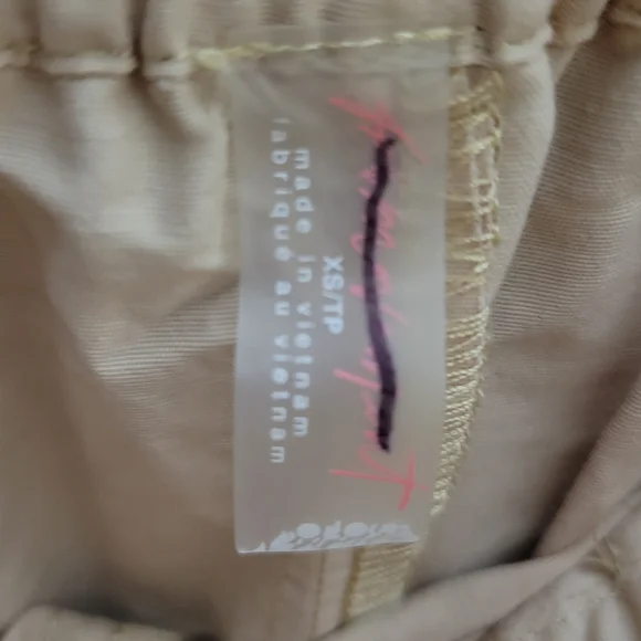 FP Movement by Free People Beige Joggers with Blue Accents - Picture 3 of 3